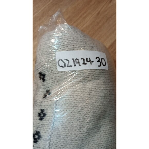 VINTAGE LL Bean Sweater Womens Large Roll Neck Lambs Wool Fair Isle Knit  *FLAW* - Picture 16 of 16